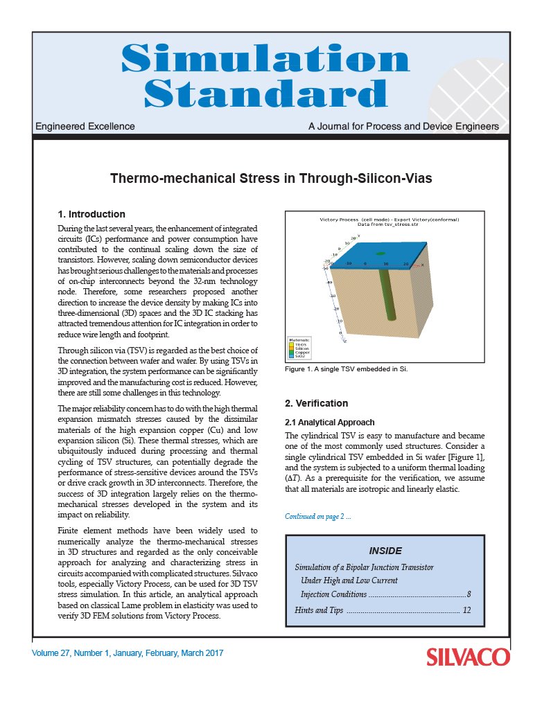 You are currently viewing Thermo-mechanical Stress in Through-Silicon-Vias