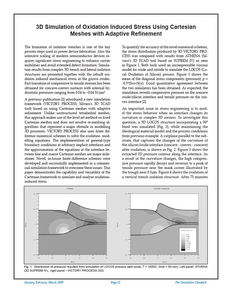 Read more about the article 3D Simulation of Oxidation Induced Stress Using Cartesian Meshes with Adaptive Refinement
