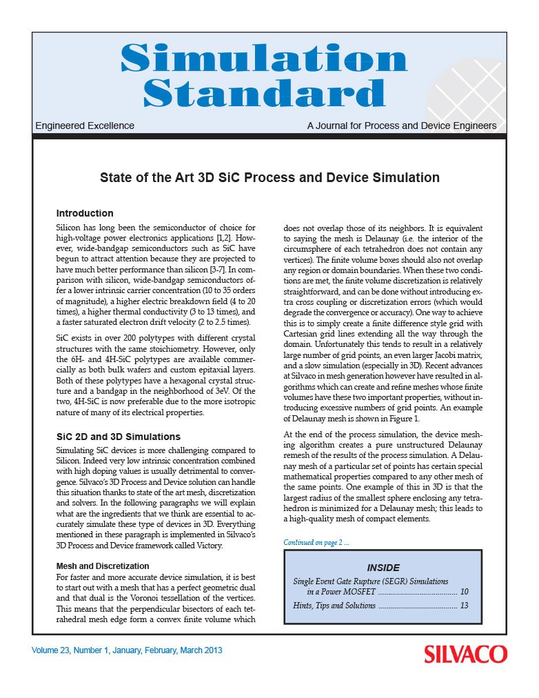 Read more about the article State of the Art 3D SiC Process and Device Simulation