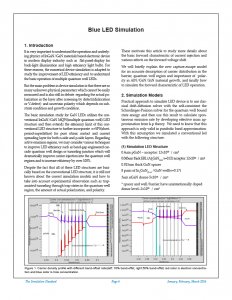 Read more about the article Blue LED Simulation