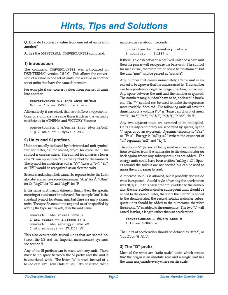 Read more about the article Hints, Tips, and Solutions – Conversion to Different Units