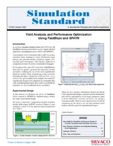 Read more about the article Yield Analysis and Performance Optimization Using FastBlaze and SPAYN