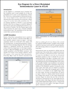 Read more about the article Eye Diagram for a Direct Modulated Semiconductor Laser in ATLAS