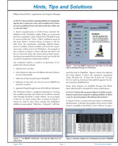 投稿についてもっと詳しく EXACT Worksheet Utility to View Variables and Data