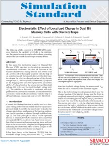 Read more about the article Electrostatic Effect of Localized Charge in Dual Bit Memory Cells with DiscreteTraps
