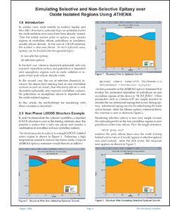 Read more about the article Simulating Selective and Non-Selective Epitaxy over Oxide Isolated Regions Using Athena