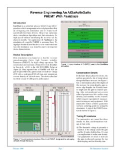 Read more about the article Reverse Engineering An AlGaAs/InGaAs PHEMT With FastBlaze