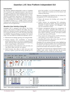 Read more about the article Guardian LVS: New Platform-Independent GUI