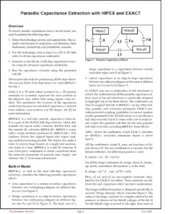 Read more about the article Parasitic Capacitance Extraction with Hipex and Exact