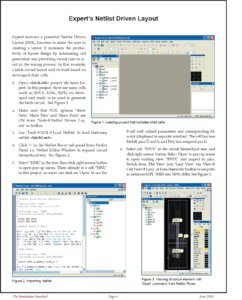 Read more about the article Expert’s Netlist Driven Layout