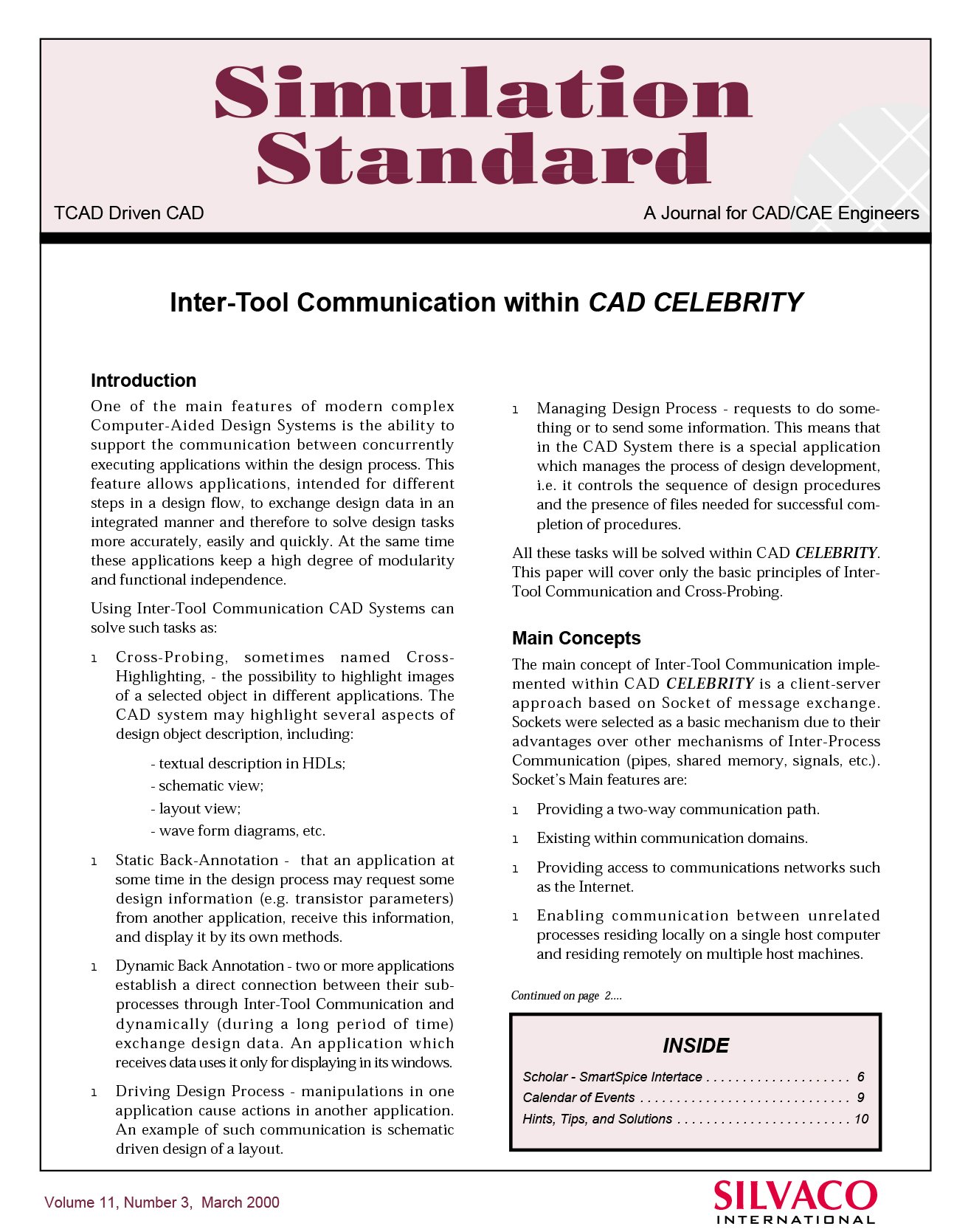 You are currently viewing Inter-Tool Communication Within CAD CELEBRITY