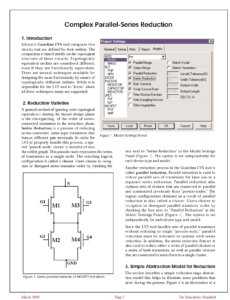 Read more about the article Complex Parallel-Series Reduction