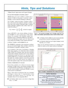 投稿についてもっと詳しく ATLAS Simulation of a Schottky Contact