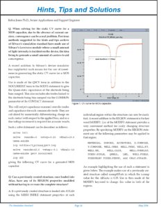 Read more about the article When solving for the static CV curve for a MOS capacitor, due to the absence of current carriers