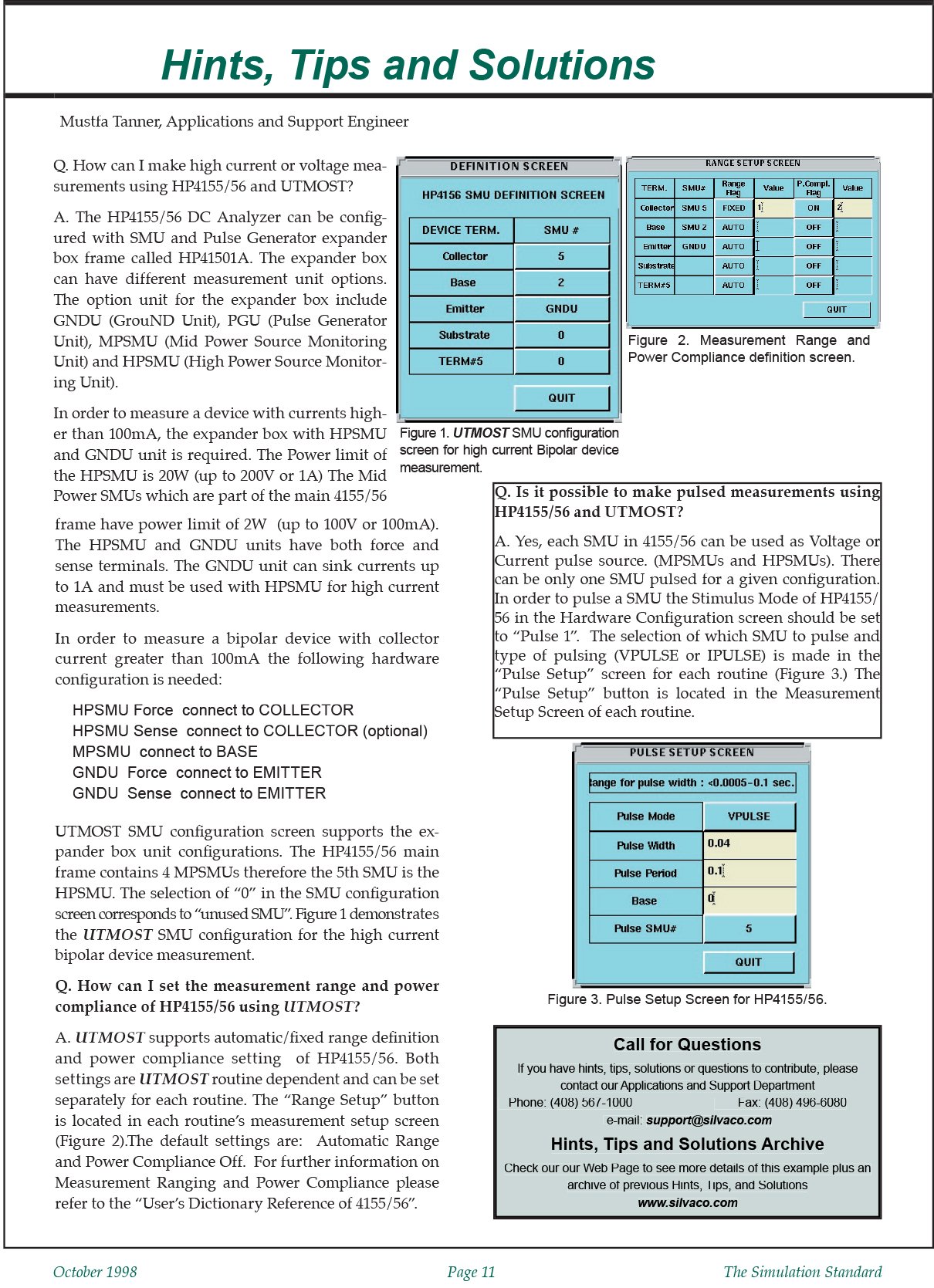 You are currently viewing HINTS & TIPS – October 1998